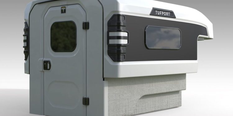 Le camping-car Overlanding ultra-utilitaire de Tufport s’adapte facilement aux 4×4 de taille moyenne et de grande taille.