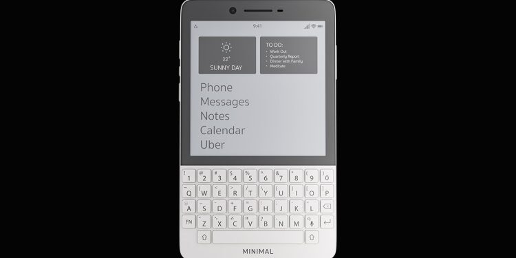 Le premier smartphone à encre électronique au monde doté d’un clavier QWERTY fera tomber vos yeux et vos mains amoureux.